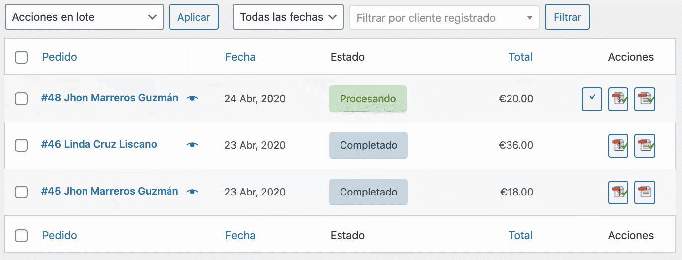 Facturas y Albaranes WooCommerce